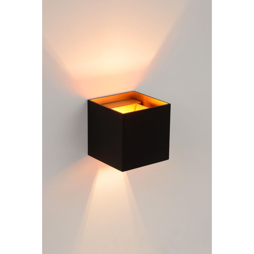 Lucide 09217/04/30 - LED Stmievateľné nástenné svietidlo XIO 1xG9/4W/230V čierne