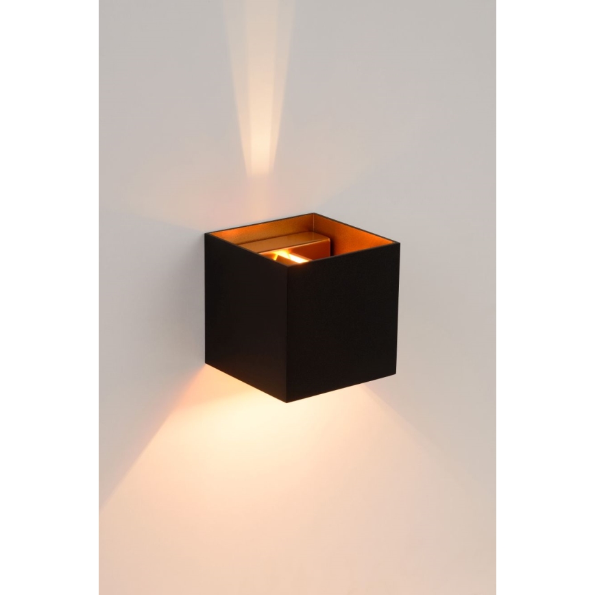 Lucide 09217/04/30 - LED Stmievateľné nástenné svietidlo XIO 1xG9/4W/230V čierne