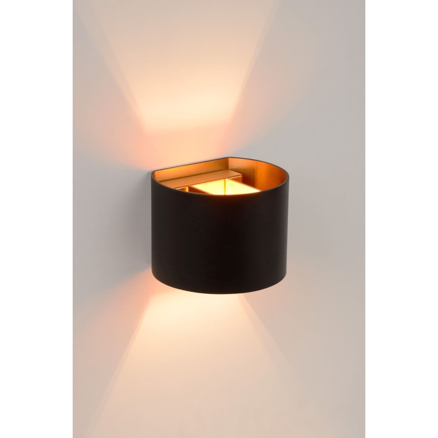 Lucide 09218/04/30 - LED Stmievateľné nástenné svietidlo XIO 1xG9/4W/230V čierne