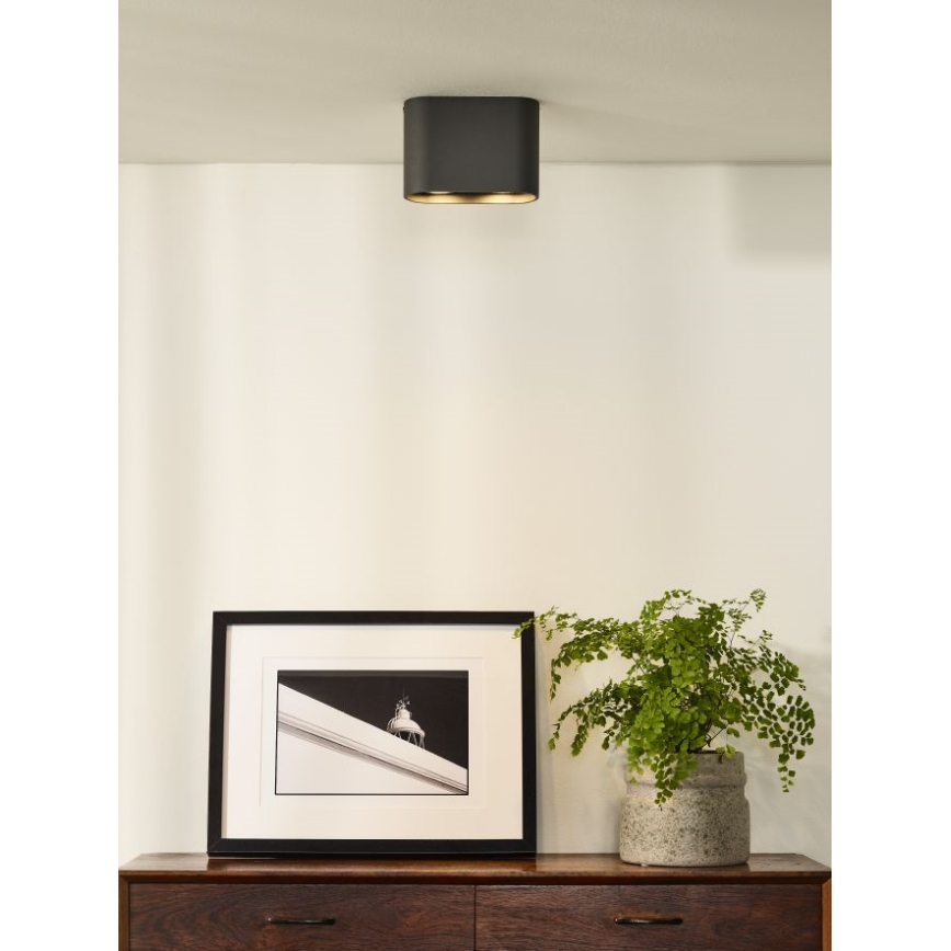 Lucide 09914/10/36 - LED Bodové svietidlo BENTOO 2xGU10/5W/230V šedá