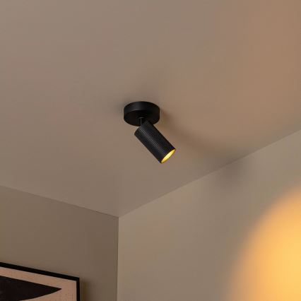 Lucide 09939/01/30 - Nástenné bodové svietidlo CLUBS 1xGU10/40W/230V čierna