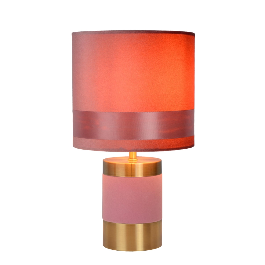 Lucide 10500/81/66 - Stolná lampa EXTRAVAGANZA FRIZZLE 1xE14/40W/230V ružová