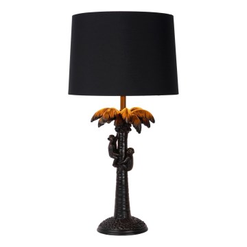 Lucide 10505/81/30 - Stolná lampa COCONUT 1xE27/60W/230V čierna