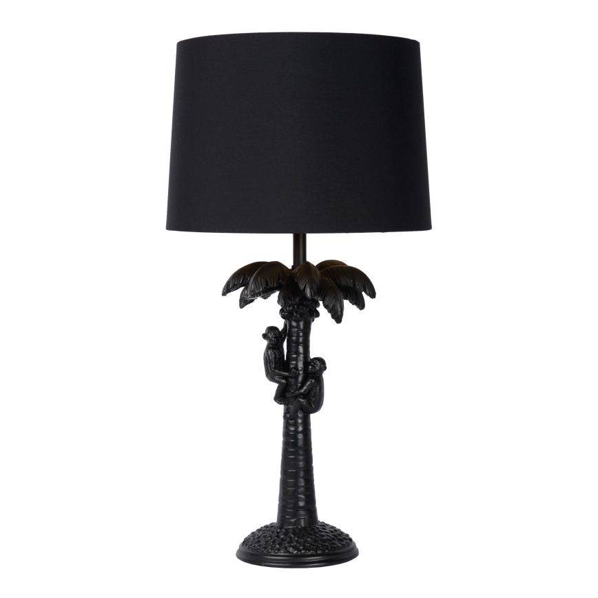 Lucide 10505/81/30 - Stolná lampa COCONUT 1xE27/60W/230V čierna