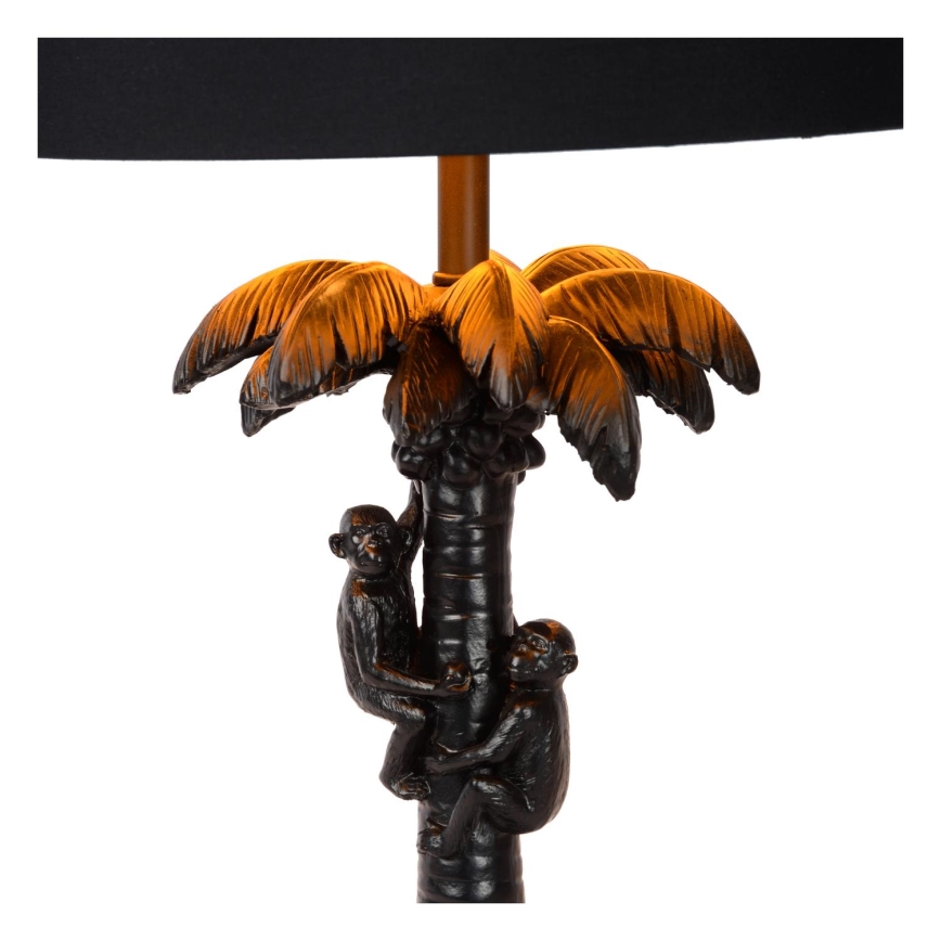 Lucide 10505/81/30 - Stolná lampa COCONUT 1xE27/60W/230V čierna