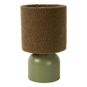 Lucide 10516/01/33 - Stolná lampa WOOLLY 1xE14/40W/230V zelená