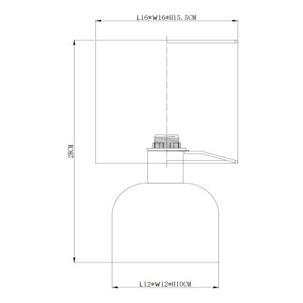Lucide 10516/01/33 - Stolná lampa WOOLLY 1xE14/40W/230V zelená