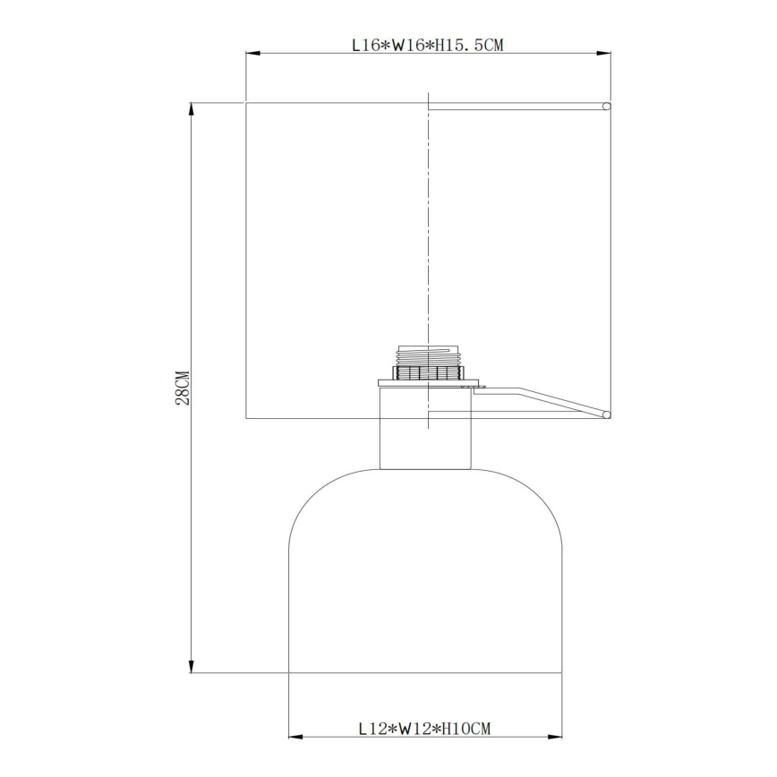 Lucide 10516/01/33 - Stolná lampa WOOLLY 1xE14/40W/230V zelená