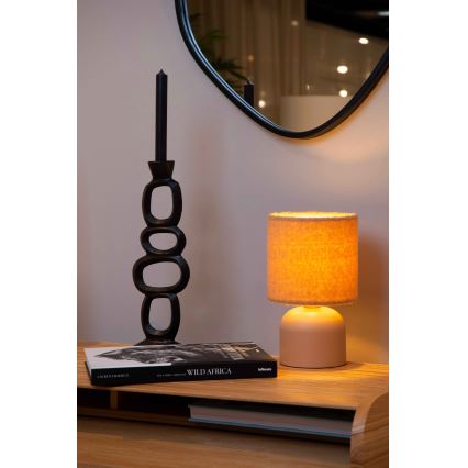 Lucide 10516/01/44 - Stolná lampa WOOLLY 1xE14/40W/230V oranžová