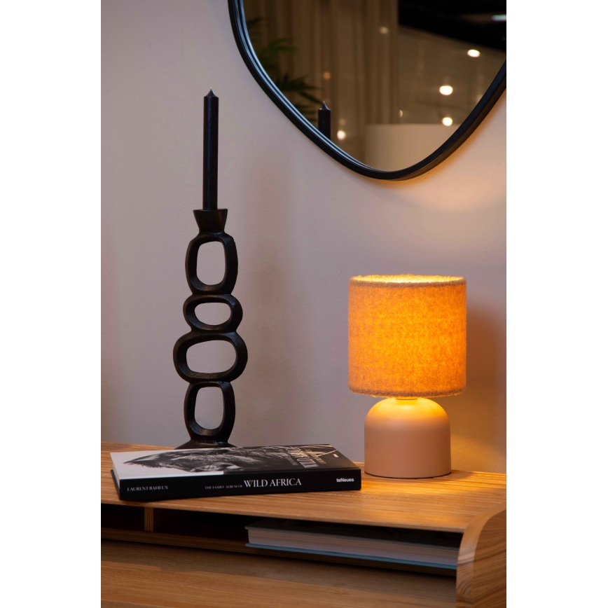 Lucide 10516/01/44 - Stolná lampa WOOLLY 1xE14/40W/230V oranžová