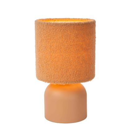 Lucide 10516/01/44 - Stolná lampa WOOLLY 1xE14/40W/230V oranžová
