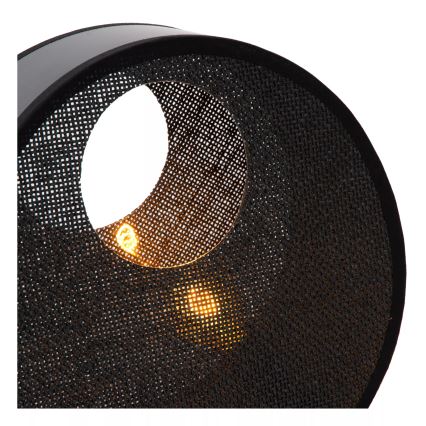Lucide 10517/01/30 - Stolná lampa LOXIA 1xE14/40W/230V čierna