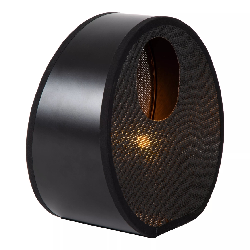 Lucide 10517/01/30 - Stolná lampa LOXIA 1xE14/40W/230V čierna