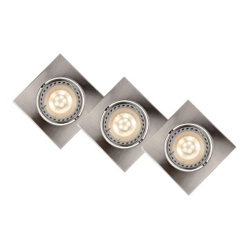 Lucide 11002/15/12 - SADA 3x LED podhľadové svietidlo FOCUS 3xGU10/5W/230V chróm Lucide 11002/15/12 - SADA 3x LED podhľadové svietidlo FOCUS 3xGU10/5W/230V chróm