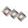 Lucide 11002/15/12 - SADA 3x LED Stmievateľné podhľadové svietidlo FOCUS 1xGU10/5W/230V matný chróm hranaté
