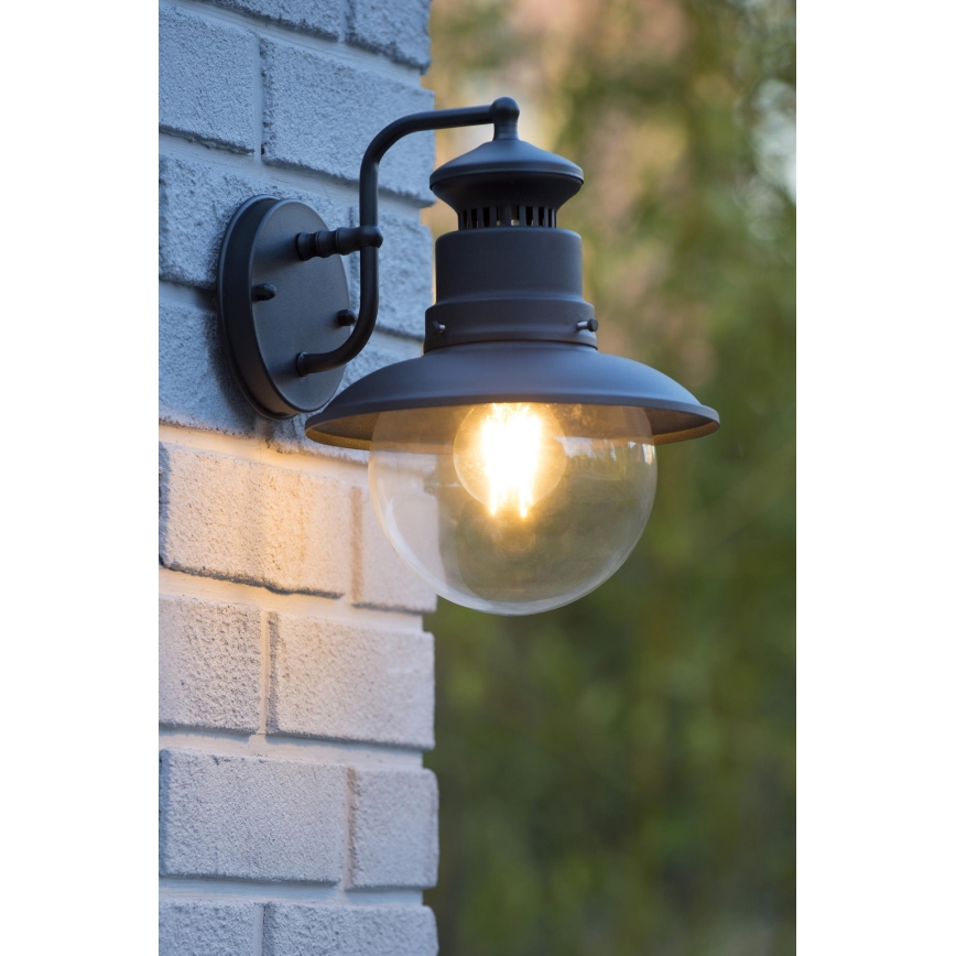Lucide 11811/01/30 - Vonkajšie nástenné svietidlo FIGO 1xE27/60W/230V