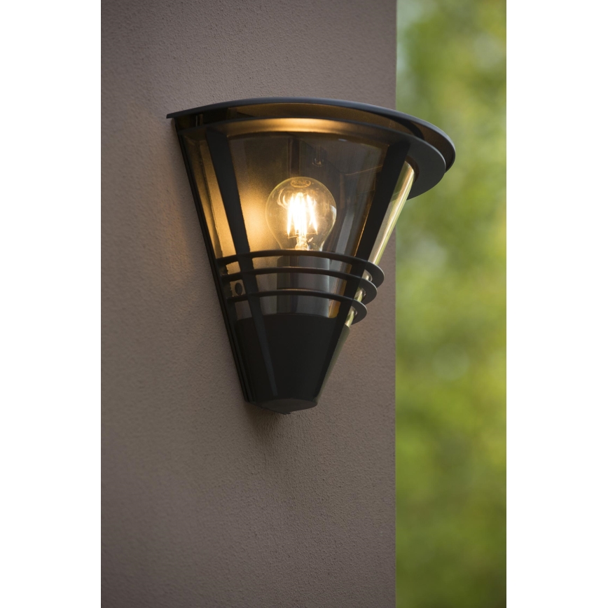 Lucide 11812/01/30 - Vonkajšie svietidlo LIVIA 1xE27/60W/230V čierna