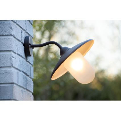 Lucide 11870/01/97 - Vonkajšie nástenné svietidlo ARUBA 1xE27/60W/230V