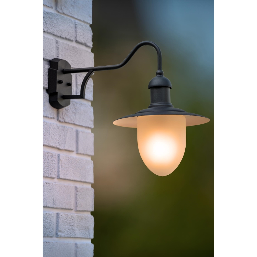 Lucide 11871/01/30 - Vonkajšie nástenné svietidlo ARUBA 1xE27/60W/230V IP44