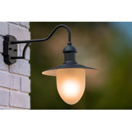 Lucide 11871/01/30 - Vonkajšie nástenné svietidlo ARUBA 1xE27/60W/230V IP44