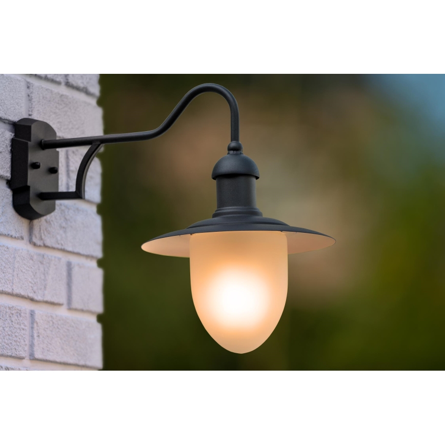 Lucide 11871/01/30 - Vonkajšie nástenné svietidlo ARUBA 1xE27/60W/230V IP44
