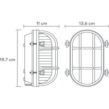 Lucide 11891/20/02 - Vonkajšie nástenné svietidlo DUDLEY 1xE27/40W/230V IP65 zlatá