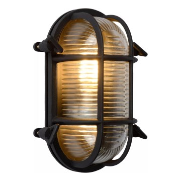 Lucide 11891/20/30 - Vonkajšie nástenné svietidlo DUDLEY 1xE27/40W/230V IP65 čierna