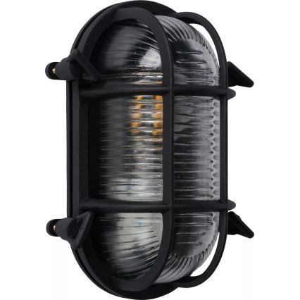 Lucide 11891/20/30 - Vonkajšie nástenné svietidlo DUDLEY 1xE27/40W/230V IP65 čierna