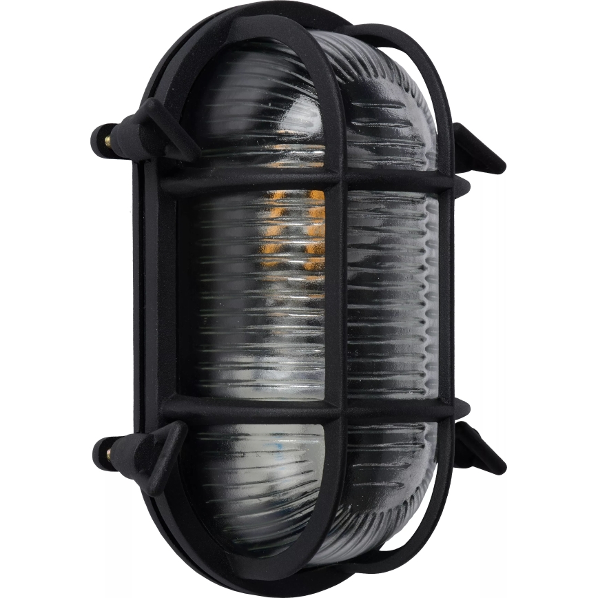 Lucide 11891/20/30 - Vonkajšie nástenné svietidlo DUDLEY 1xE27/40W/230V IP65 čierna