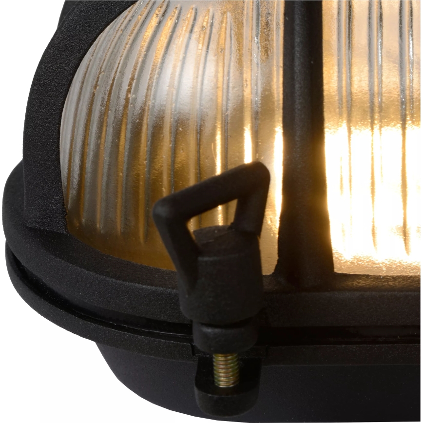 Lucide 11891/20/30 - Vonkajšie nástenné svietidlo DUDLEY 1xE27/40W/230V IP65 čierna