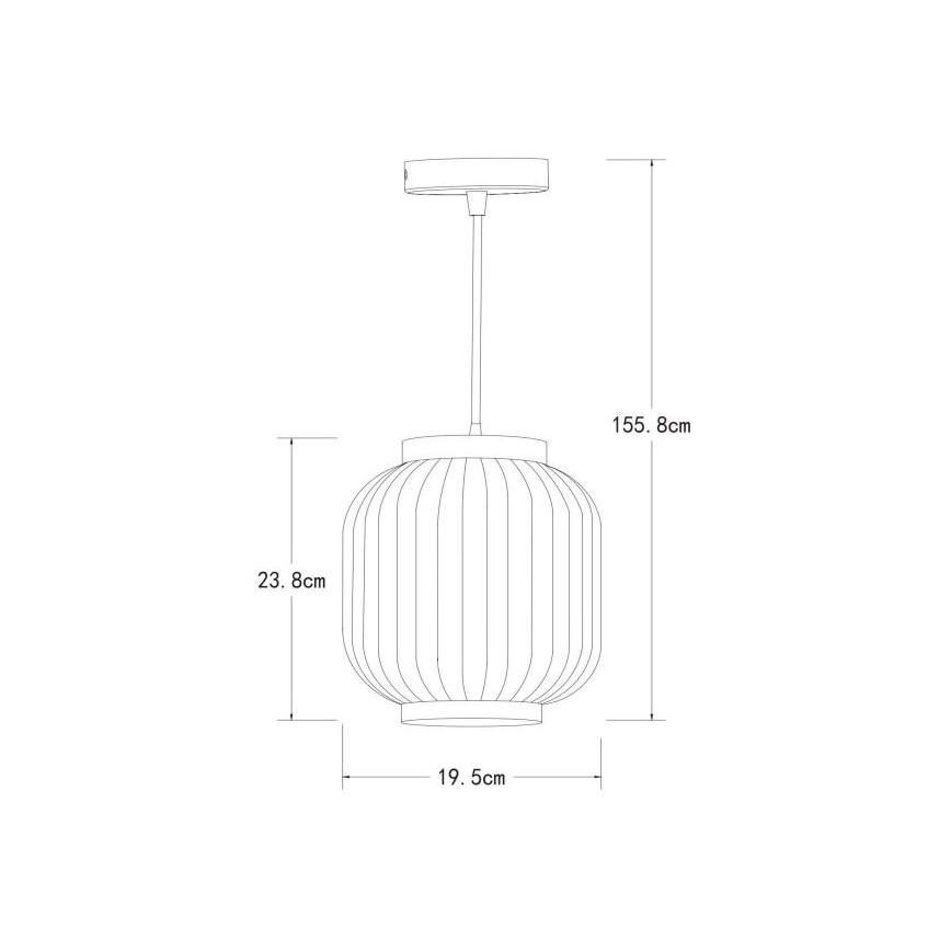 Lucide 13435/01/31 - Luster na lanku GOSSE 1xE27/40W/230V