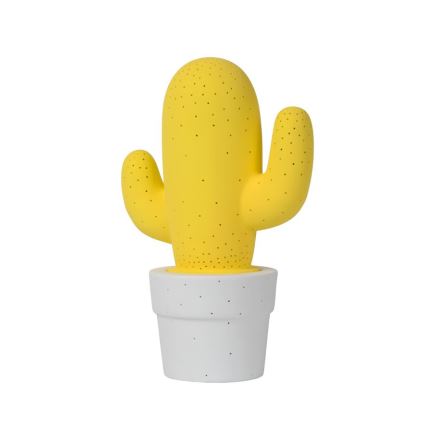 Lucide 13513/01/34 - Stolná lampa CACTUS 1xE14/40W/230V žltá