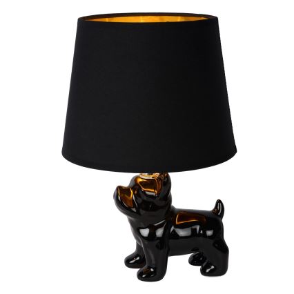 Lucide 13533/81/30 - Stolná lampa WINSTON 1xE14/25W/230V čierna