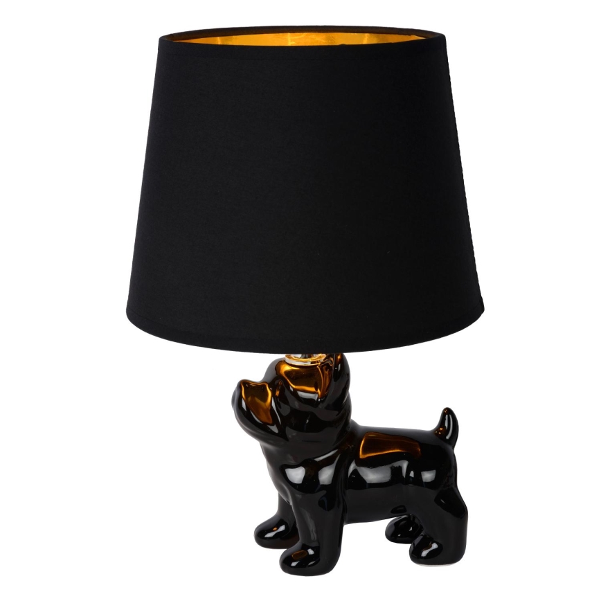 Lucide 13533/81/30 - Stolná lampa WINSTON 1xE14/25W/230V čierna