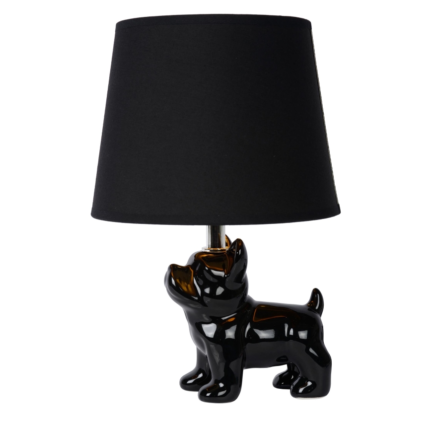Lucide 13533/81/30 - Stolná lampa WINSTON 1xE14/25W/230V čierna