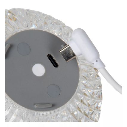 Lucide 13599/01/60 - LED stmievateľná nabíjateľná dotyková stolná lampa CINTRA LED/1,5W/3,7V 1400 mAh