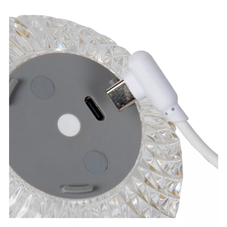 Lucide 13599/01/60 - LED stmievateľná nabíjateľná dotyková stolná lampa CINTRA LED/1,5W/3,7V 1400 mAh