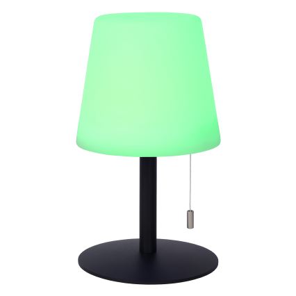 Lucide 13815/02/99 - LED RGBW Stmievateľná vonkajšia lampa RIO LED/1,8W/3,7V USB IP44 1800 mAh čierna