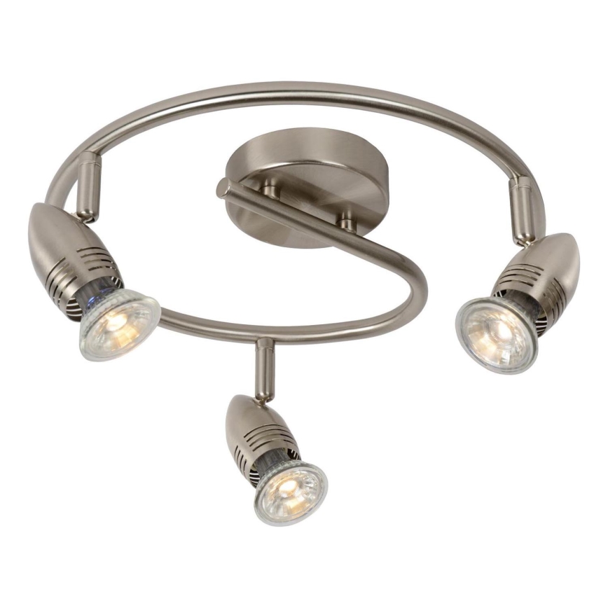 Lucide 13955/14/12 - LED bodové svietidlo CARO-LED 3xGU10/5W/230V matný chróm