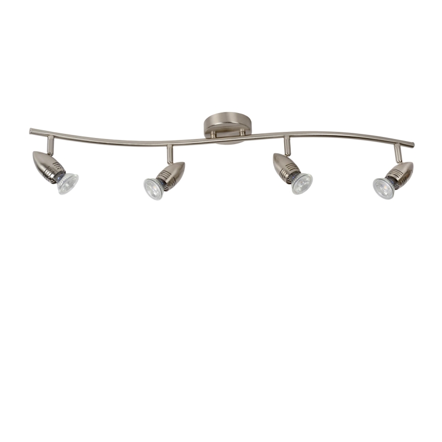 Lucide 13955/20/12 - LED bodové svietidlo CARO-LED 4xGU10/5W/230V matný chróm
