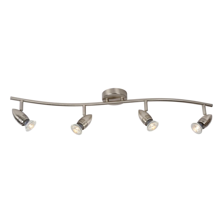 Lucide 13955/20/12 - LED bodové svietidlo CARO-LED 4xGU10/5W/230V matný chróm