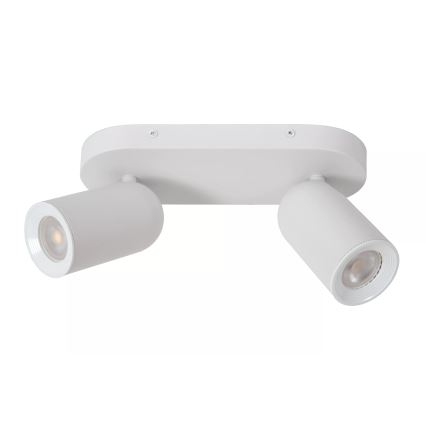 Lucide 13958/02/31 - Bodové svietidlo PUNCH 2xGU10/35W/230V biela