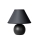 Lucide 14550/81/30 - Stolná lampa KADDY 1xE14/40W/230V čierna