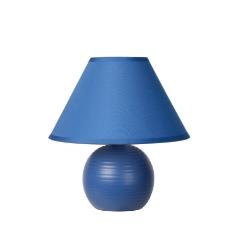 Lucide 14550/81/35 - Stolná lampa KADDY 1xE14/40W/230V modrá