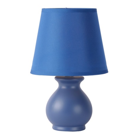 Lucide 14561/81/35 - Stolná lampa MIA 1xE14/40W/230V modrá