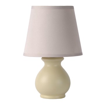 Lucide 14561/81/41 - Stolná lampa MIA 1xE14/40W/230V béžová Lucide 14561/81/41 - Stolná lampa MIA 1xE14/40W/230V béžová