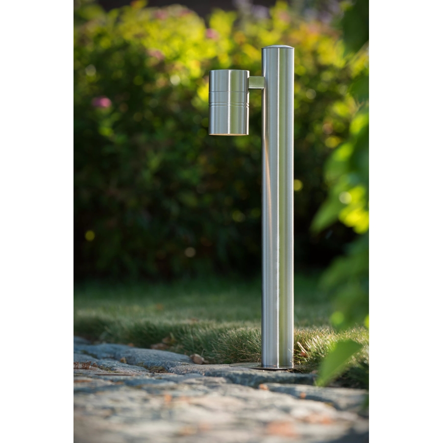 Lucide 14867/49/12 - LED Vonkajšia lampa ARNE-LED 1xGU10/5W/230V matný chróm