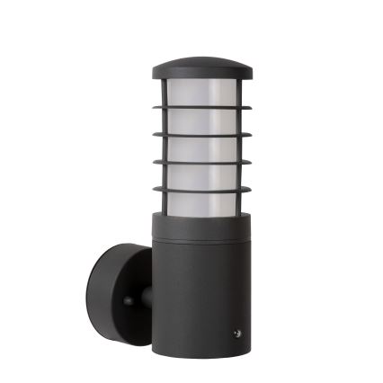 Lucide 14871/01/30 - Vonkajšie nástenné svietidlo so senzorom SOLID 1xE27/60W/230V IP54