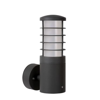 Lucide 14871/01/30 - Vonkajšie nástenné svietidlo so senzorom SOLID 1xE27/60W/230V IP54