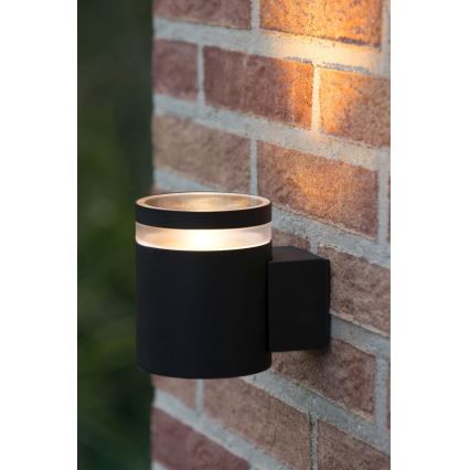 Lucide 14880/05/30 - LED vonkajšie nástenné svietidlo BASCO-LED 1xGU10/4,5W/230V